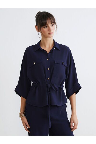 LC Waikiki Tie-Up Oversize Women's Shirt