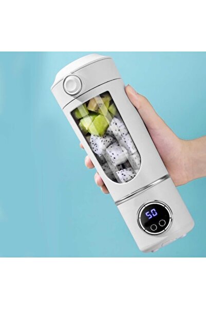 Nubiqo Φορητό ηλεκτρικό μπλέντερ 700ml, επαναφορτιζόμενο, λευκό