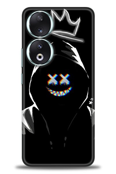 Rulet Aksesuar غطاء متوافق مع هاتف هواوي هونر مطبوع HD - غطاء سيليكون مصمم - 351