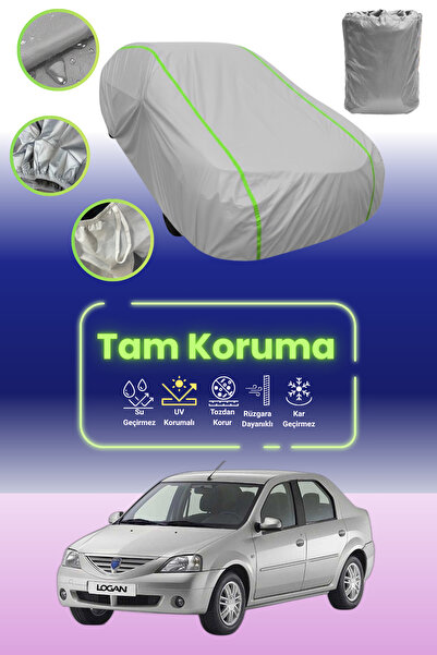 Dokaca Neo غطاء حماية للسيارة من القماش الرمادي النيون قماش مجدّل داسيا لوجان...