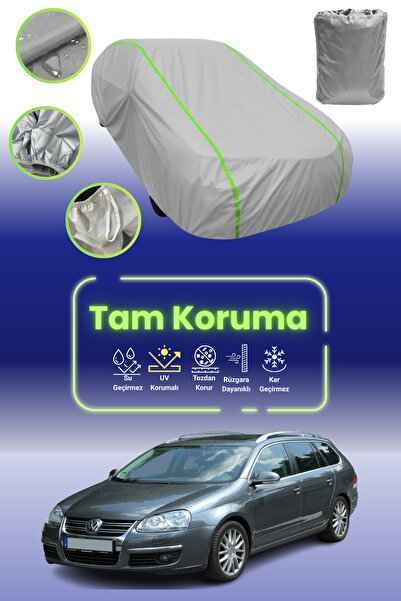 Dokaca Neo Gray Neon Corded Fabric Volkswagen Golf 5 Variant Compatible Car C...