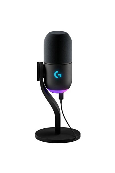 logitech Microfon de gaming G Yeti GX RGB USB cu LIGHTSYNC - Negru