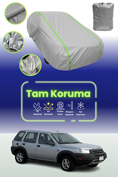 Dokaca Neo غطاء حماية للسيارة من القماش الرمادي اللامع قماش مجدّل لاند روفر فريلاندر 1 متوافق مع غطاء حماية السيارة من القماش