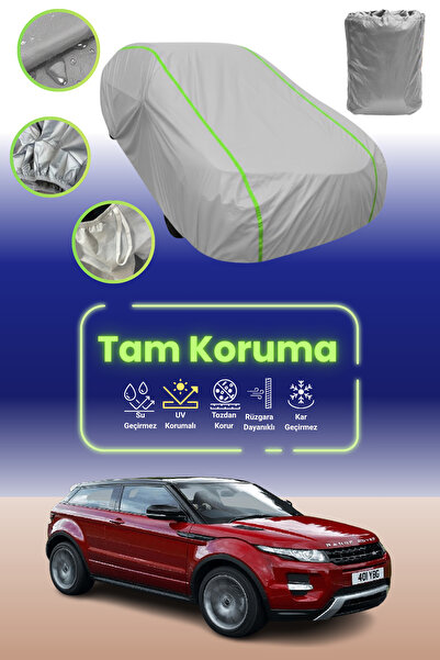 Dokaca Neo غطاء حماية للسيارة باللون الرمادي النيون قماش مجدّل لسيارة لاند روفر رينج روفر إيفوك كوبيه 2011 - 2015 متوافق مع غطاء حماية السيارة