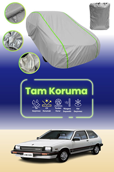 Dokaca Neo غطاء حماية للسيارة من القماش الرمادي اللامع قماش مجدّل سوزوكي كولت...