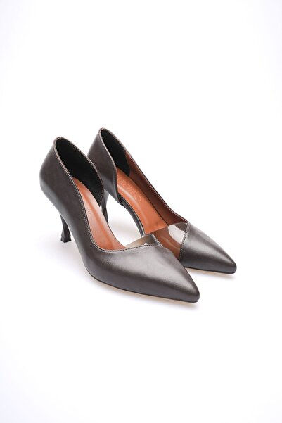 marchéo Carmen Women's Bitter Brown Heeled Shoes