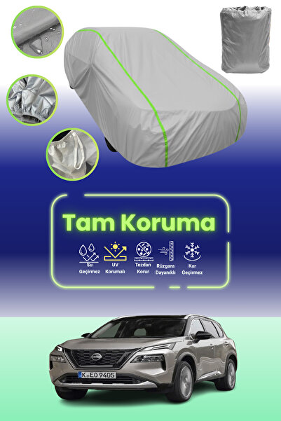 Dokaca Neo غطاء حماية للسيارة من القماش الرمادي اللامع قماش مجدّل نيسان إكس-ت...