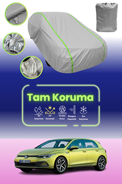 Dokaca Neo غطاء حماية للسيارة من القماش الرمادي النيون قماش مجدّل فولكس فاجن ...