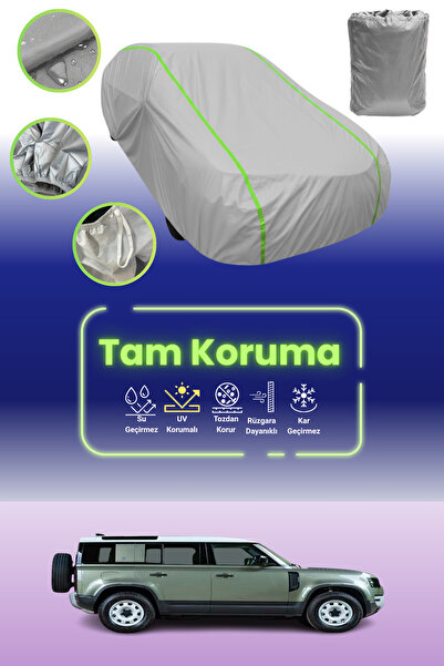 Dokaca Neo غطاء حماية للسيارة من القماش الرمادي اللامع قماش مجدّل لاند روفر د...