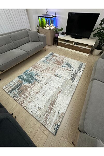 MODKLAS Velvet Carpet Cover - Elastic - Washable - Digital Printing - Size 9M²=250X350 cm and 12M²=300X400 cm