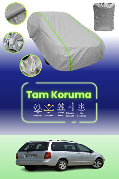 Dokaca Neo غطاء حماية للسيارة من القماش الرمادي النيون قماش مجدّل مازدا Mpv 2...