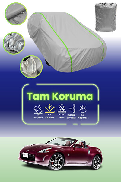 Dokaca Neo غطاء حماية للسيارة من القماش الرمادي اللامع قماش مجدّل نيسان 350Z ...