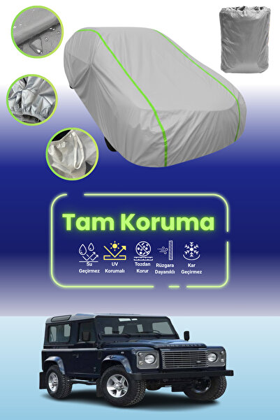 Dokaca Neo غطاء حماية للسيارة باللون الرمادي النيون قماش مجدّل لاند روفر ديفن...