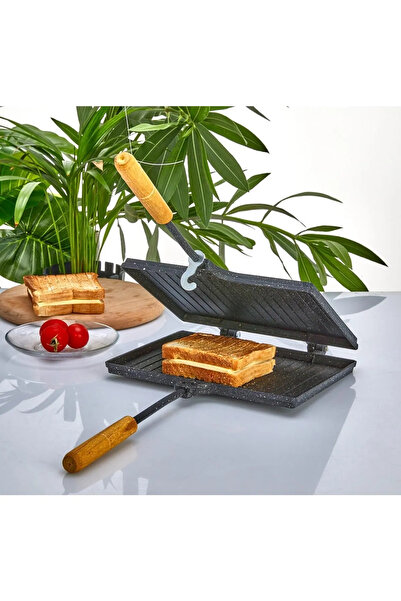 Komşu Züccaciye Inside Outside Granite Stove Top Toaster