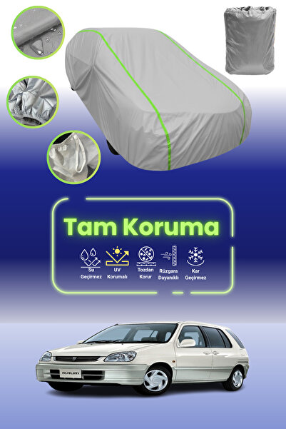 Dokaca Neo غطاء حماية للسيارة من القماش الرمادي النيون قماش مجدّل متوافق مع ت...