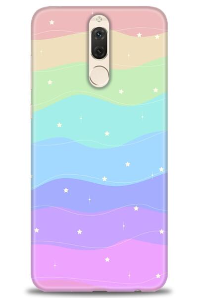 Rulet Aksesuar غطاء متوافق مع هاتف هواوي ميت 10 لايت HD مطبوع - غطاء سيليكون ...