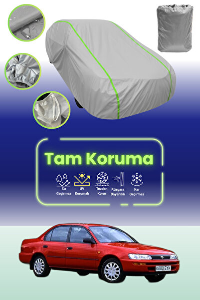 Dokaca Neo غطاء حماية للسيارة باللون الرمادي النيون قماش مجدّل تويوتا كورولا ...