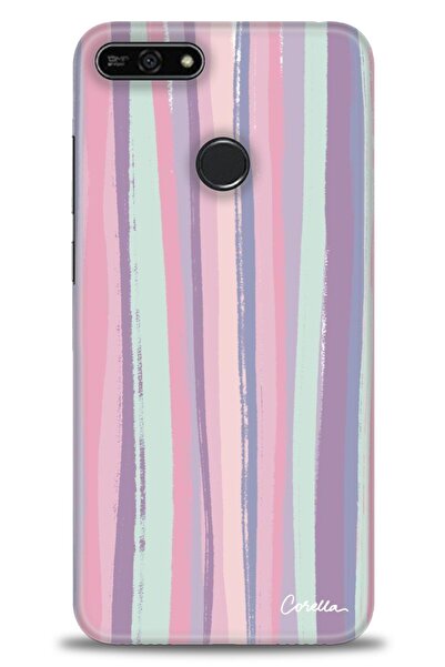 Rulet Aksesuar غطاء متوافق مع هاتف هواوي هونر 7A HD مطبوع - غطاء سيليكون مصمم...