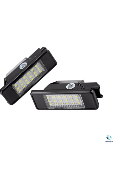 Multimarca Set 2 Lampi Iluminare numar LED pentru Peugeot Citroen