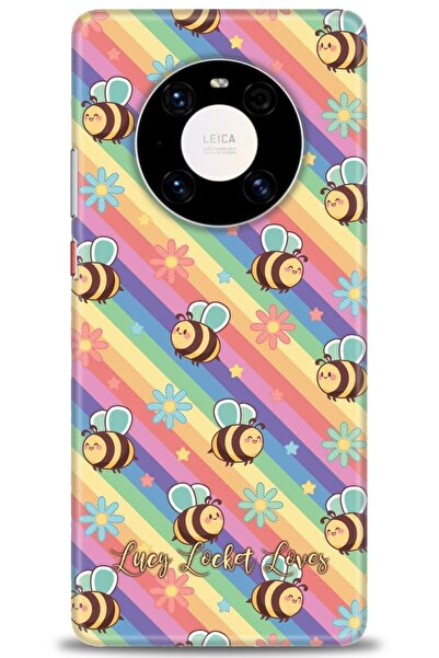 Rulet Aksesuar غطاء متوافق مع هاتف هواوي ميت 40 برو HD مطبوع - غطاء سيليكون م...