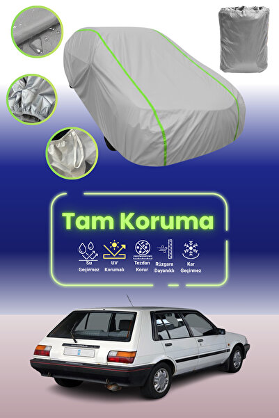 Dokaca Neo غطاء حماية للسيارة من القماش الرمادي اللامع قماش مجدّل تويوتا كورو...