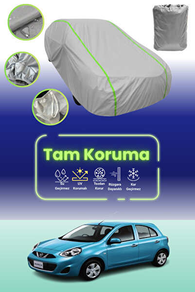 Dokaca Neo غطاء حماية للسيارة من القماش الرمادي النيون قماش مجدّل متوافق مع ن...