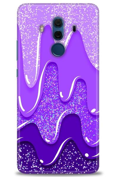 Rulet Aksesuar غطاء متوافق مع هاتف هواوي ميت 10 برو HD مطبوع - غطاء سيليكون م...