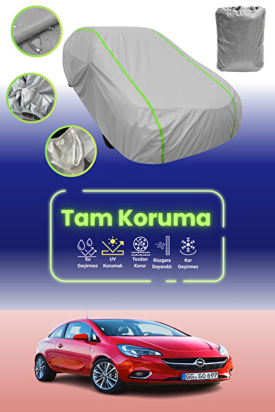 Dokaca Neo غطاء حماية للسيارة باللون الرمادي النيون قماش مجدّل أوبيل كورسا 3 ...