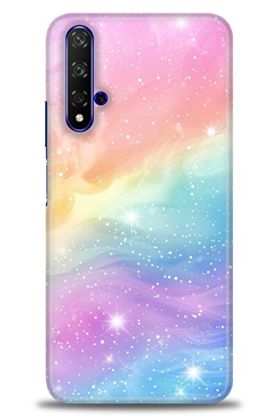 Rulet Aksesuar غطاء متوافق مع هاتف هواوي هونر مطبوع HD - غطاء سيليكون مصمم - 422