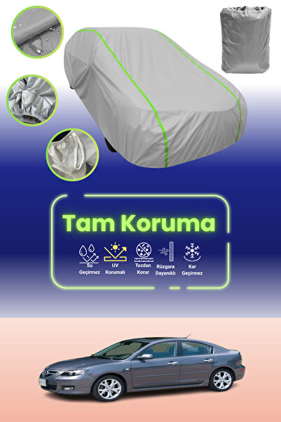 Dokaca Neo غطاء حماية للسيارة باللون الرمادي النيون قماش مجدّل مازدا 3 / أكسي...