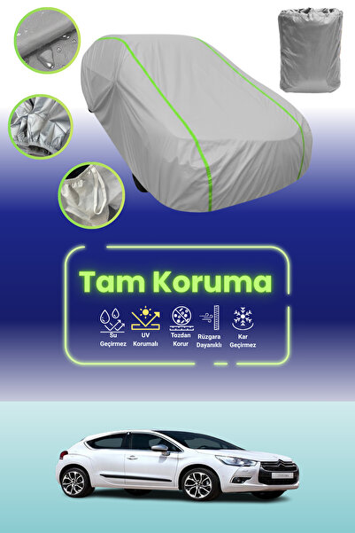 Dokaca Neo غطاء حماية للسيارة من القماش الرمادي النيون قماش مجدّل متوافق مع س...