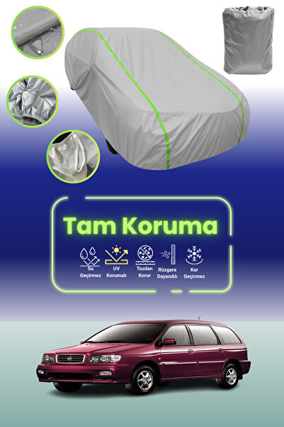 Dokaca Neo غطاء حماية للسيارة من القماش الرمادي النيون قماش مجدّل متوافق مع سيارة كيا جويس