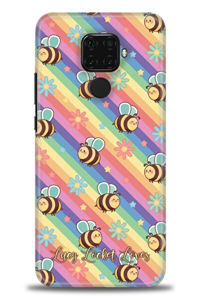 Rulet Aksesuar غطاء متوافق مع هاتف هواوي ميت 30 لايت HD مطبوع - غطاء سيليكون ...