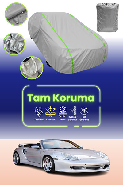 Dokaca Neo غطاء حماية للسيارة باللون الرمادي النيون قماش مجدّل بورش 911 كارير...