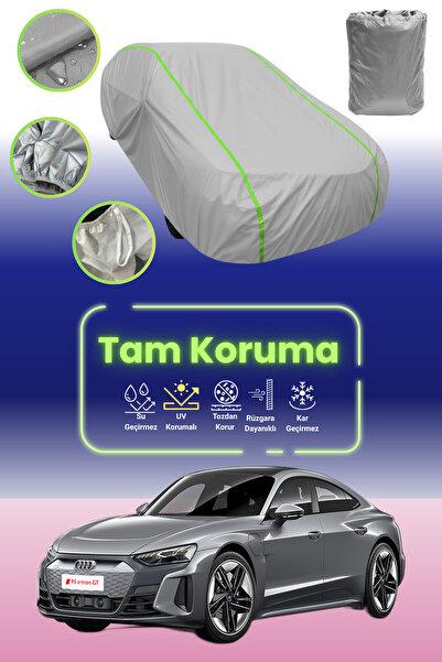 Dokaca Neo Gray Neon Corded Fabric Audi E-Tron Gt Concept Compatible Car Cove...