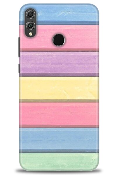 Rulet Aksesuar غطاء متوافق مع هاتف هواوي هونر 8X HD مطبوع - غطاء سيليكون مصمم...