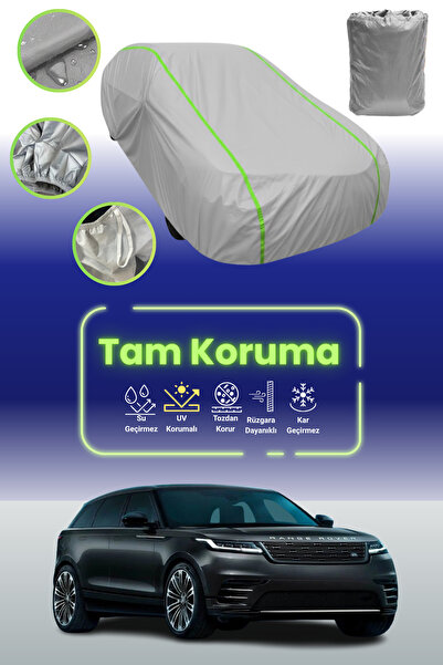 Dokaca Neo غطاء حماية للسيارة متوافق مع رينج روفر فيلار قماش مجدّل باللون الرمادي النيون