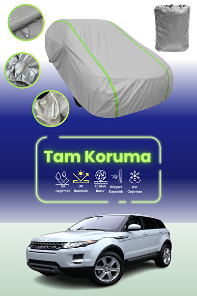 Dokaca Neo غطاء حماية لسيارة لاند روفر رينج روفر إيفوك قماش مجدّل باللون الرمادي النيون متوافق مع غطاء حماية السيارة