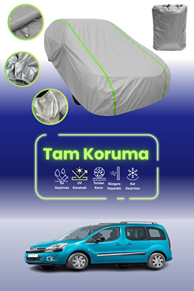 Dokaca Neo غطاء حماية للسيارة باللون الرمادي النيون قماش مجدّل سيتروين بيرلين...