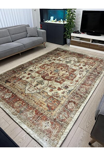 MODKLAS Velvet Carpet Cover - Elastic - Washable - Digital Printing - Size 9M²=250X350 cm and 12M²=300X400 cm