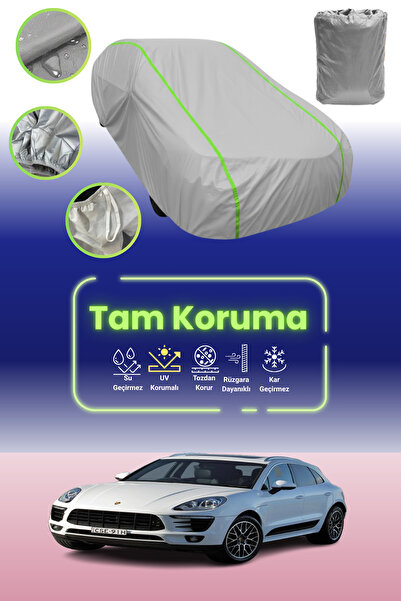 Dokaca Neo غطاء حماية للسيارة باللون الرمادي النيون قماش مجدّل بورش ماكان إس ...