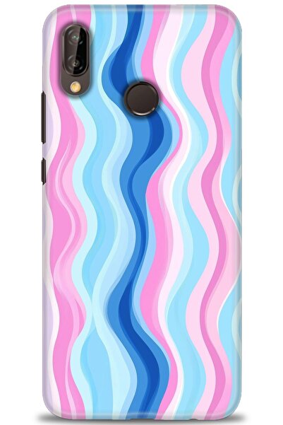 Rulet Aksesuar غطاء متوافق مع هاتف هواوي P20 لايت HD مطبوع - غطاء سيليكون مصم...