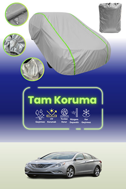 Dokaca Neo غطاء حماية للسيارة باللون الرمادي النيون قماش مجدّل متوافق مع سيار...