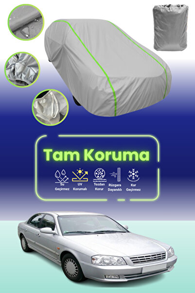 Dokaca Neo غطاء حماية للسيارة من القماش الرمادي اللامع قماش مجدّل متوافق مع س...