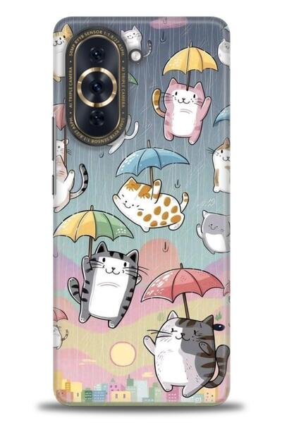 Rulet Aksesuar غطاء متوافق مع هاتف هواوي نوفا 10 HD مطبوع - غطاء سيليكون مصمم...