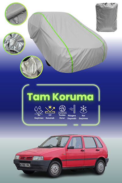 Dokaca Neo غطاء حماية للسيارة من القماش الرمادي النيون قماش مجدّل متوافق مع س...