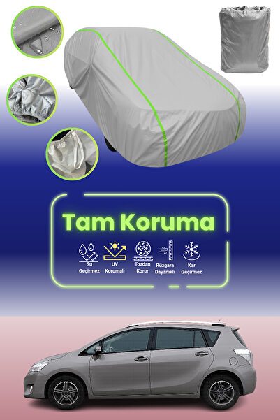 Dokaca Neo غطاء حماية للسيارة باللون الرمادي النيون قماش مجدّل متوافق مع سيارة تويوتا فيرسو 2013 - 2021