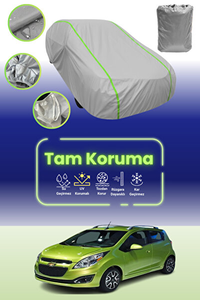 Dokaca Neo غطاء حماية للسيارة من القماش الرمادي النيون قماش مجدّل شيفروليه سب...