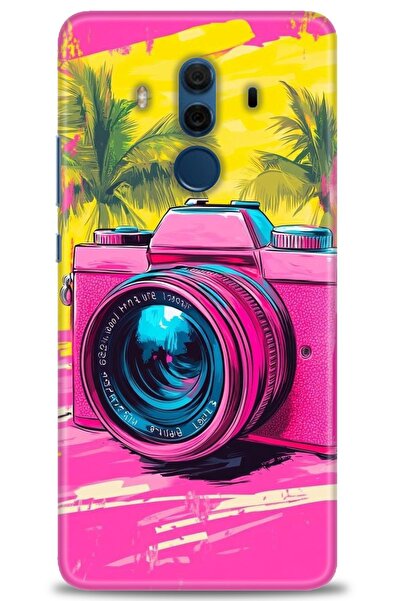 Rulet Aksesuar غطاء متوافق مع هاتف هواوي ميت 10 برو HD مطبوع - غطاء سيليكون م...