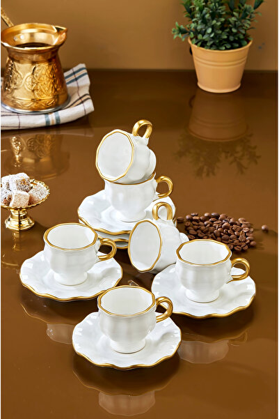 Yumuk Shop 6 Lı Hatır Seri Kahve Fincan Takımı